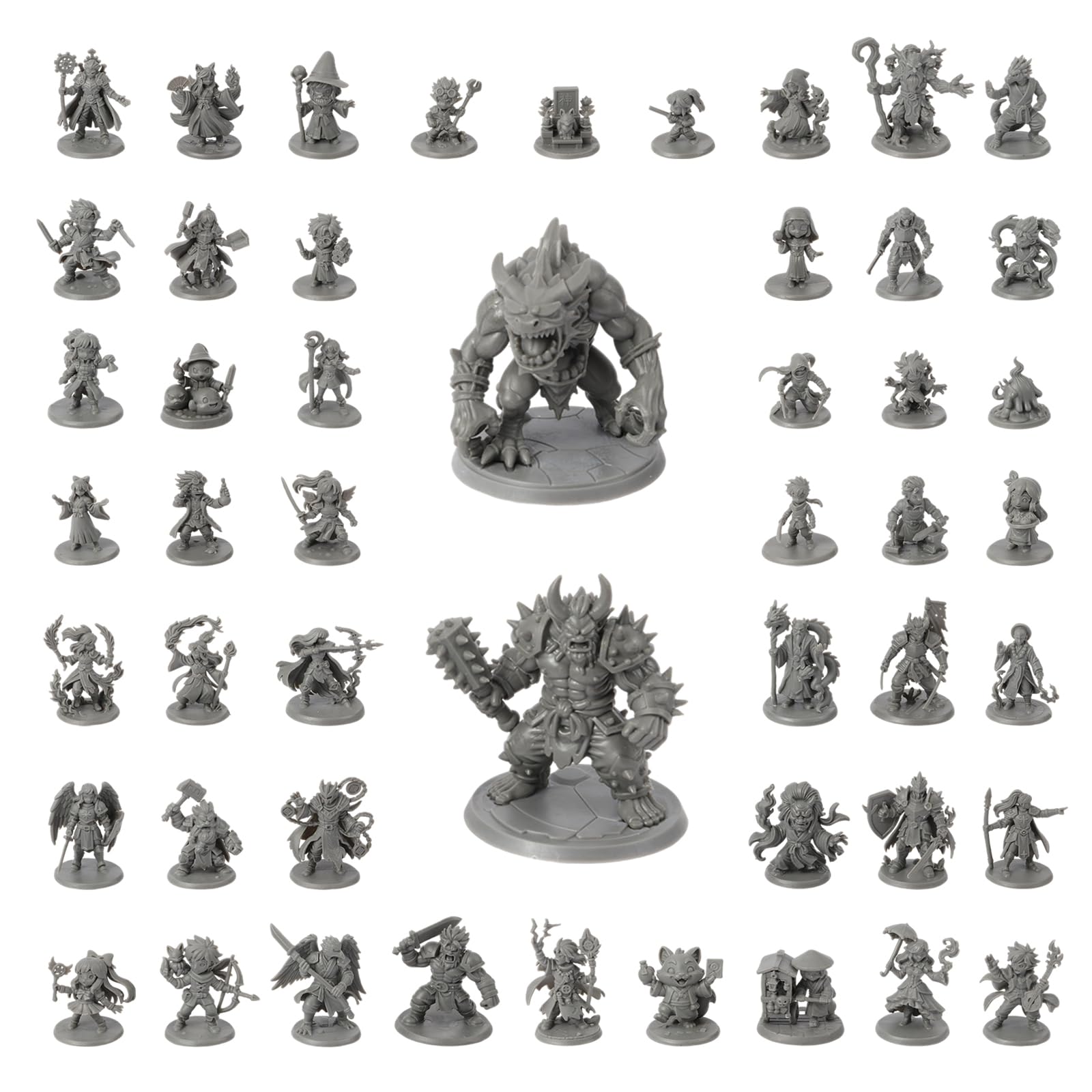 Path Gaming Anime Legends collection of unpainted fantasy heroes and creatures